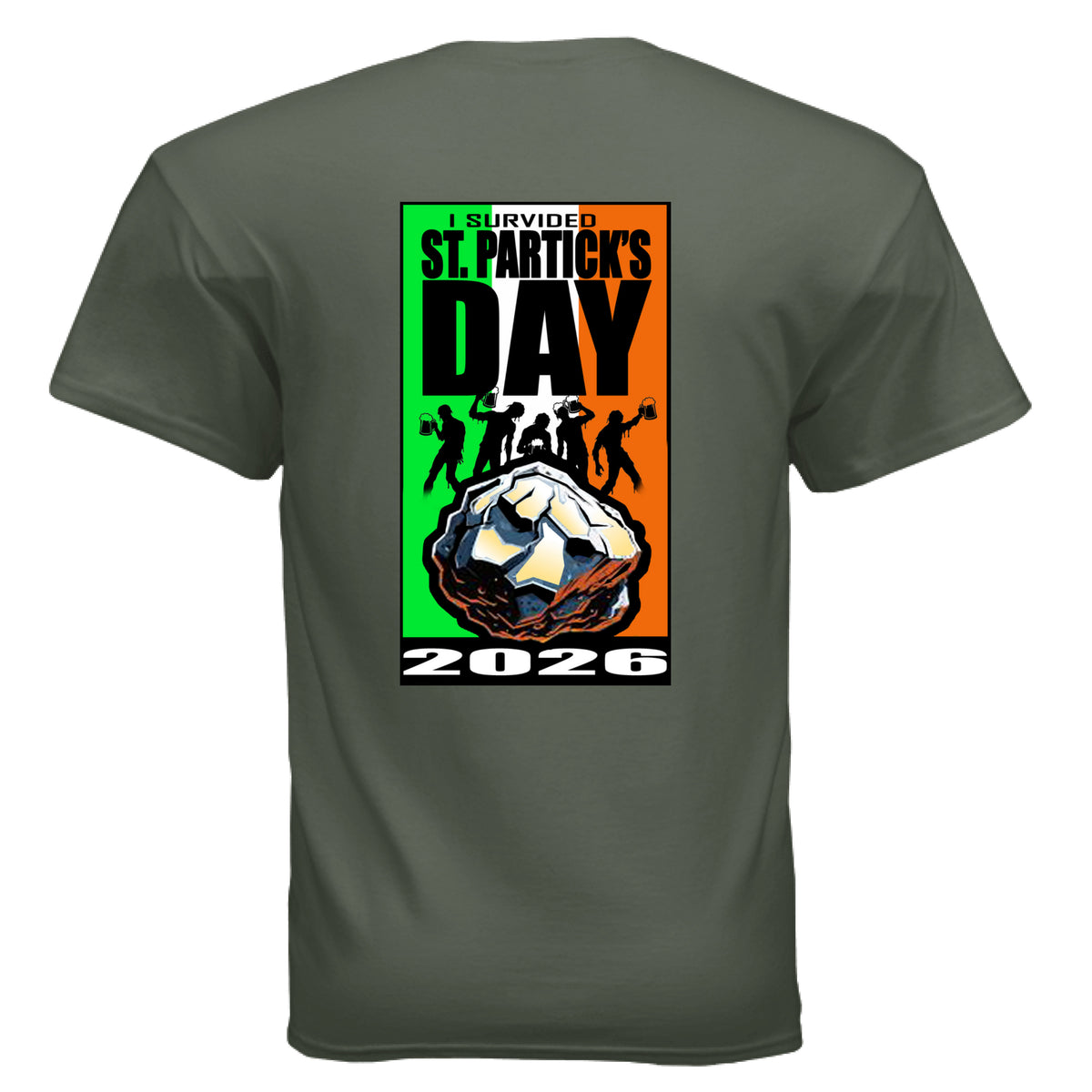 MILITARY GREEN - BACK